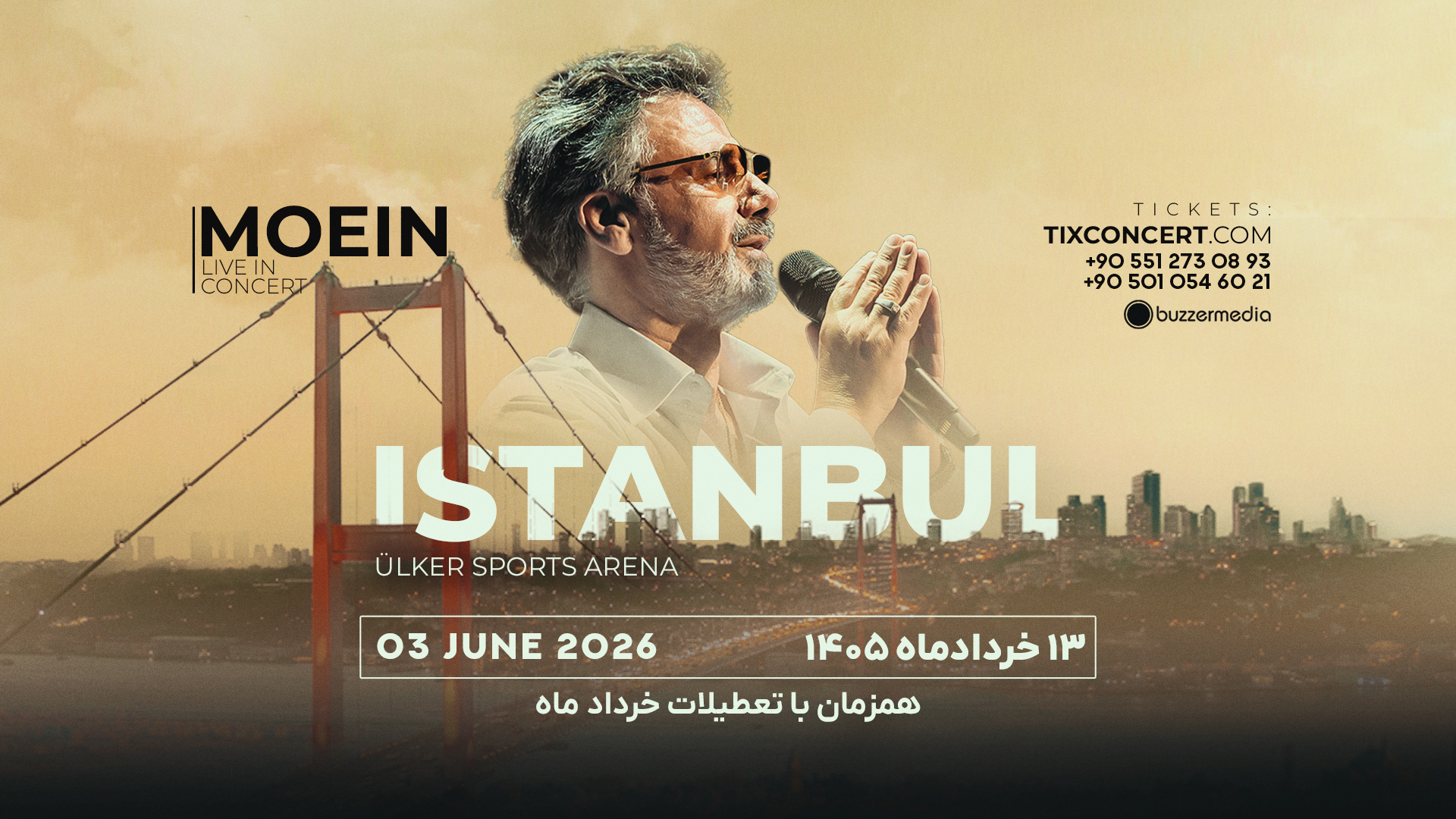 Moein Istanbul 3 June  2026